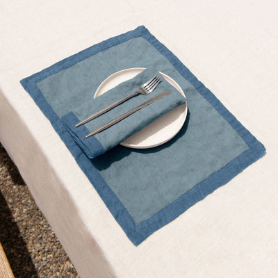 Bordered Linen Napkin