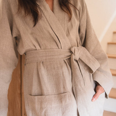 Orkney Linen Robe