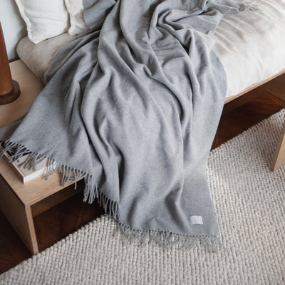 100% Merino Wool Throw Blanket