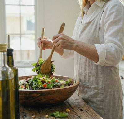 The Bella Linen Pinafore-Apron