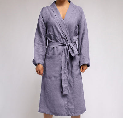 Smooth Linen Robe