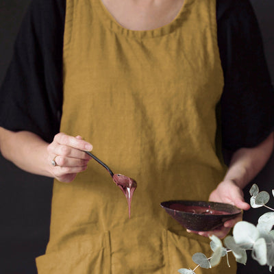 The Bella Linen Pinafore-Apron
