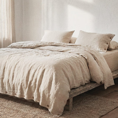 Smooth Linen Duvet Cover