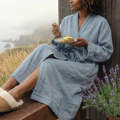 Smooth Linen Robe