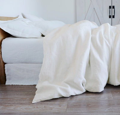 Smooth Linen Duvet Cover (Ready to Ship)