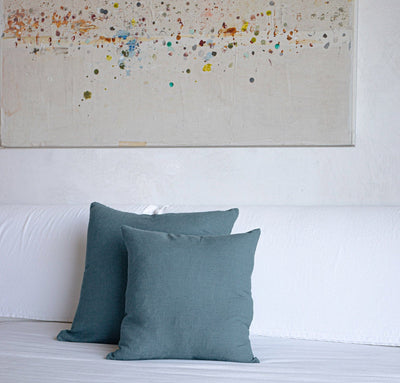 Orkney Linen Square Throw Pillow Cover (Ready to Ship)