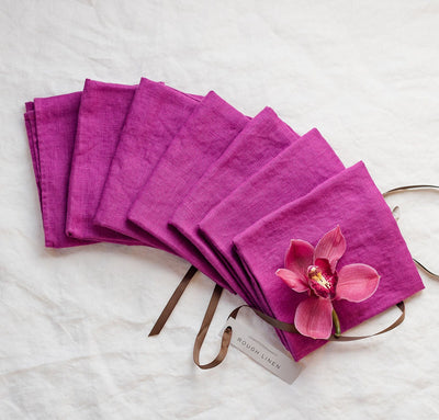Orkney Linen Napkin Set (Choose 4 or 6)