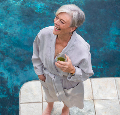 Smooth Linen Robe
