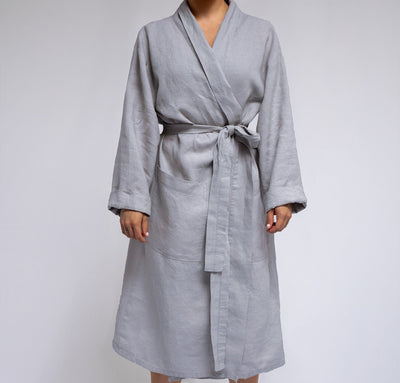 Smooth Linen Robe