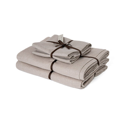 Smooth Linen Summer Bedding Set