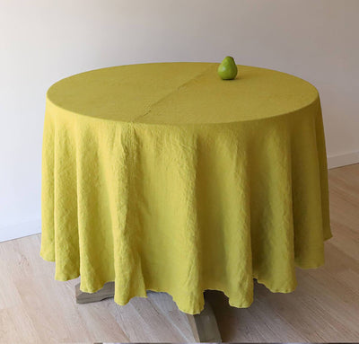 Orkney Linen Round Tablecloth