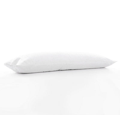 100% linen body pillow cover smooth linen pure white color