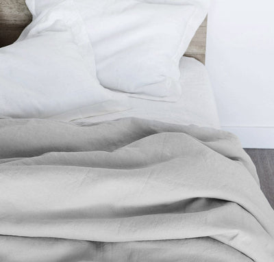 Smooth Linen Duvet Cover (Ready to Ship)