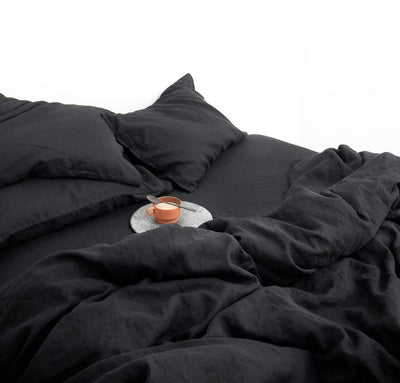 Smooth Linen Duvet Cover (Ready to Ship)