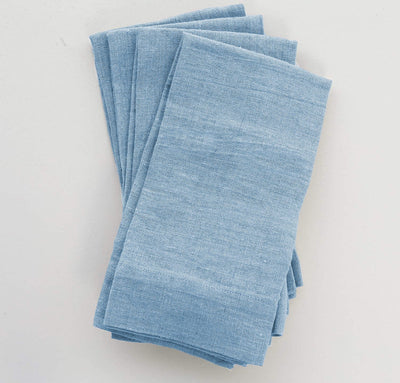Smooth Linen Napkin Set (Choose 4 or 6)