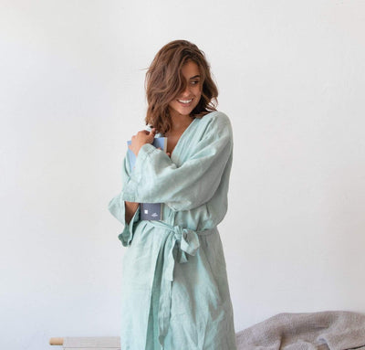 Linen Kimono Robe
