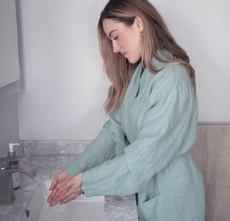 St. Barts Linen Robe