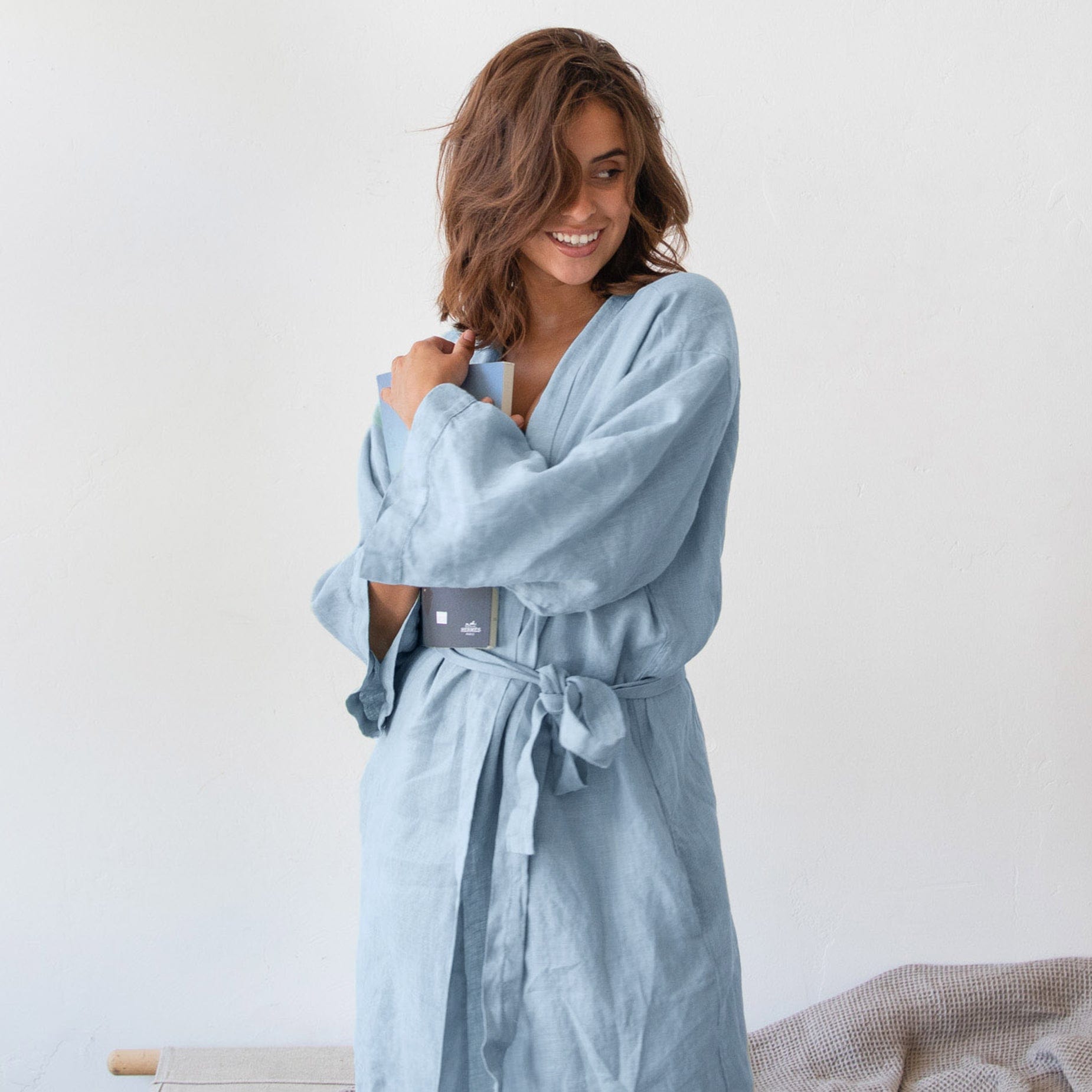 Linen Kimono Robe Linen Kimono Robe