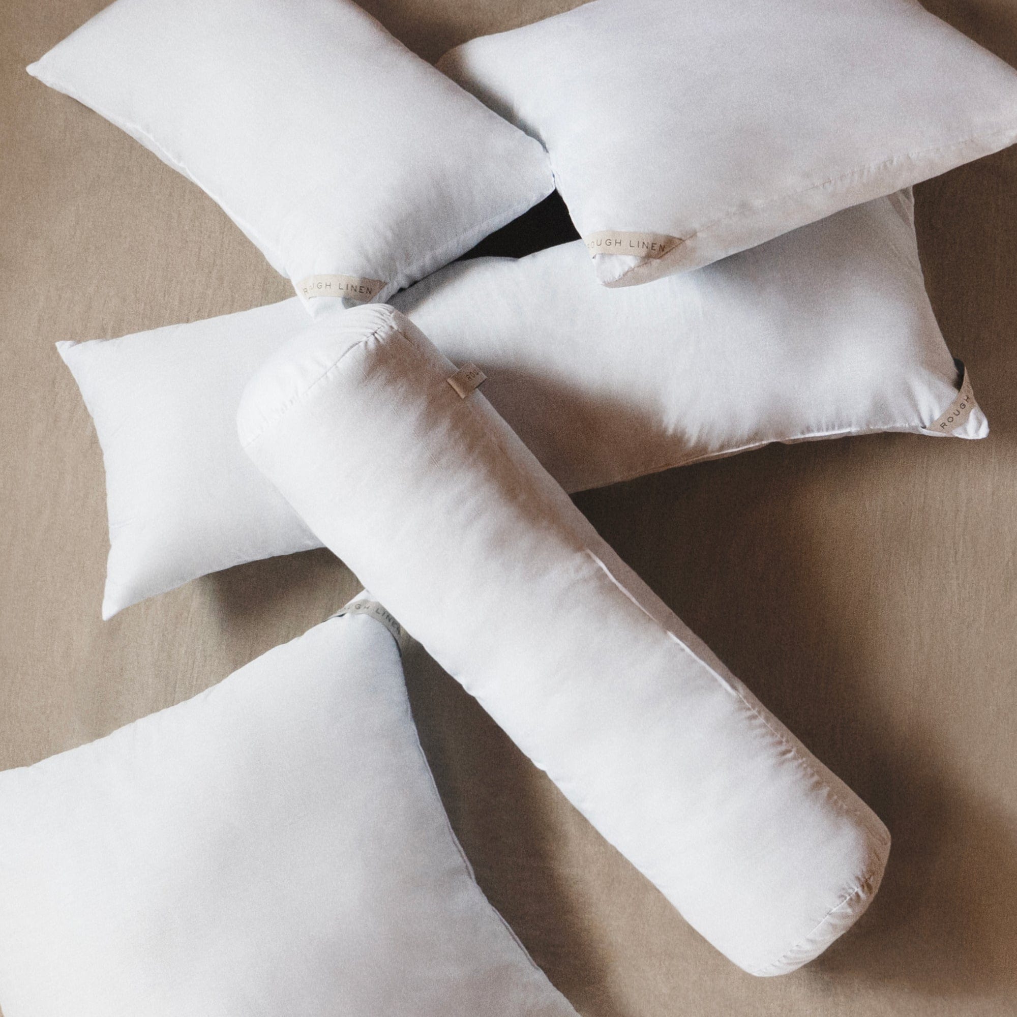 Decorative Throw Cushions Rough Linen - Main Image