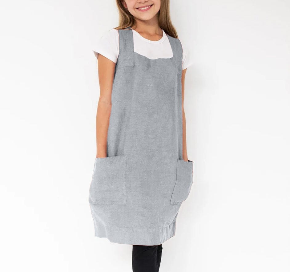 Linen Child's Pinafore Apron | by Rough Linen Pinafore Linen Child's Pinafore Apron | by Rough Linen Pinafore