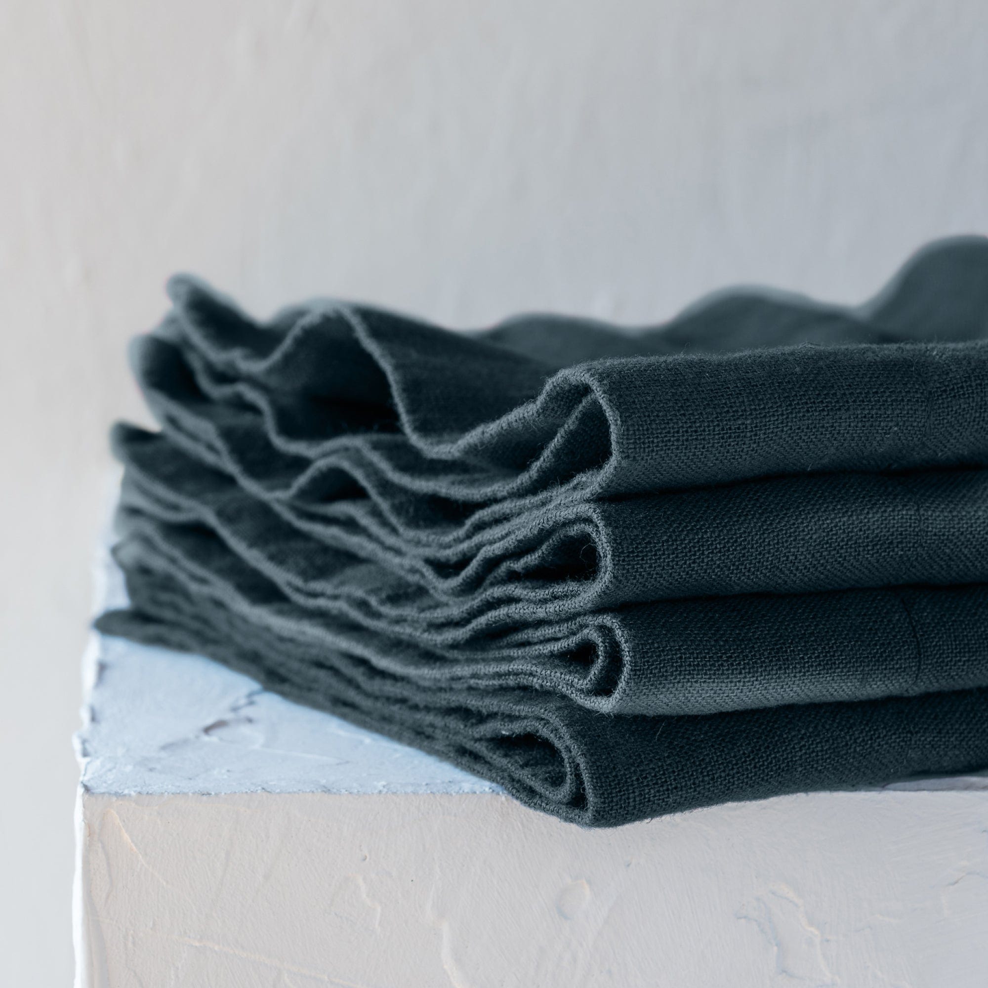 Rough Linen | Orkney Linen Bath Sheet | Dusk