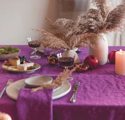 Orkney Linen Table Set (Tablecloth & Napkin Set)