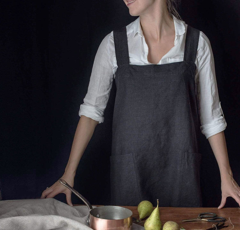 The Original Linen Pinafore-Apron (Ready to ship)