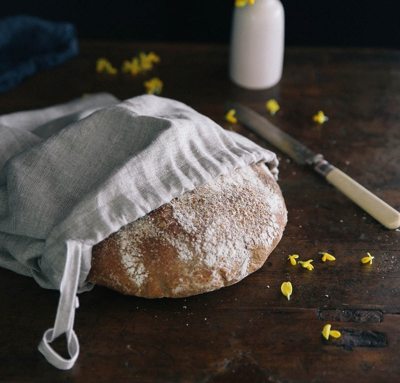 Orkney Linen Bread Bag (Ready to ship)