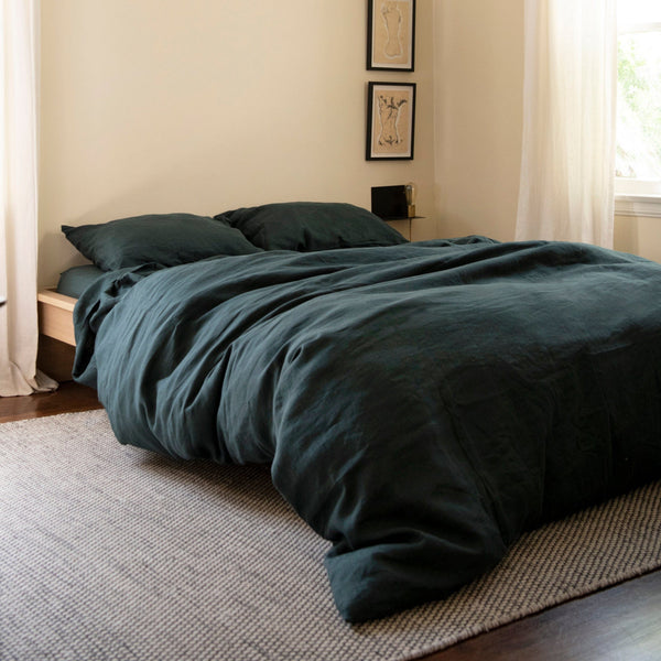 Best Linen Duvet Comforter | by Rough Linen