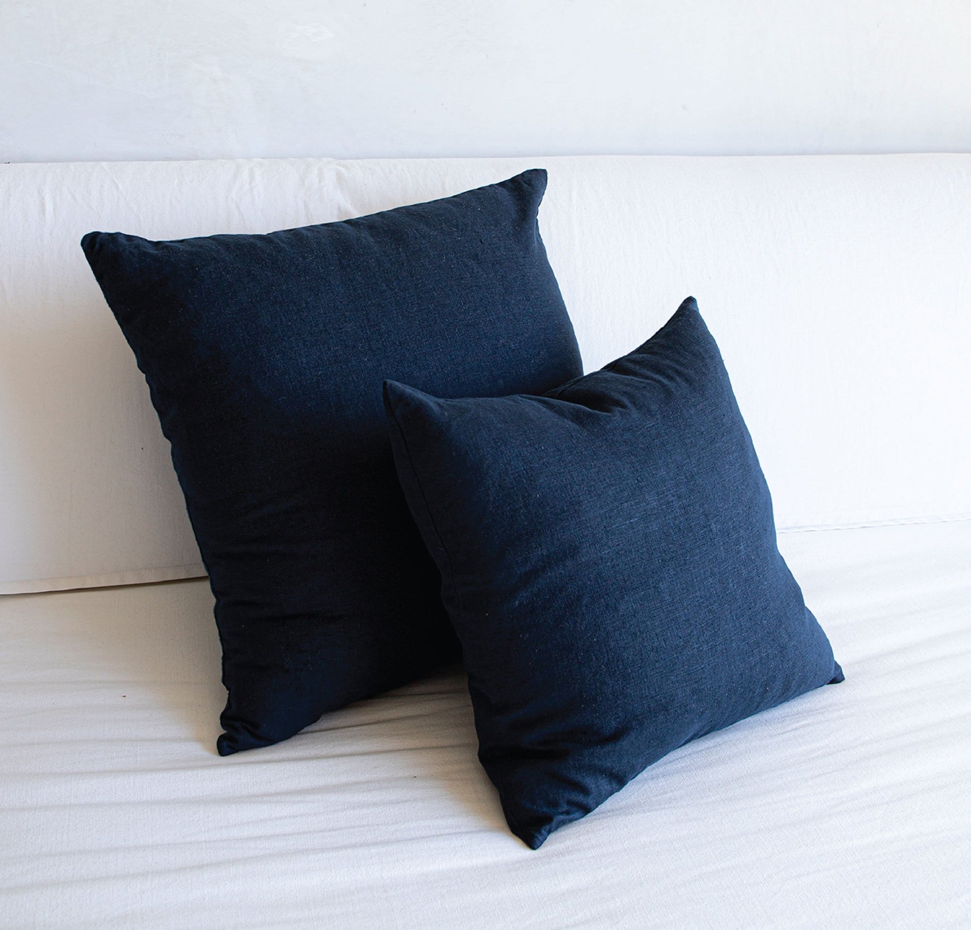 St. Barts Linen Square Throw Pillow Cover | Sale