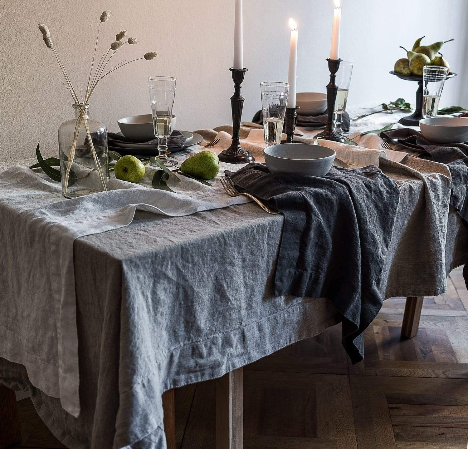 Orkney Linen Tablecloth in Natural by Rough Linen