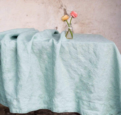 St. Barts Linen Tablecloth (Ready to ship)