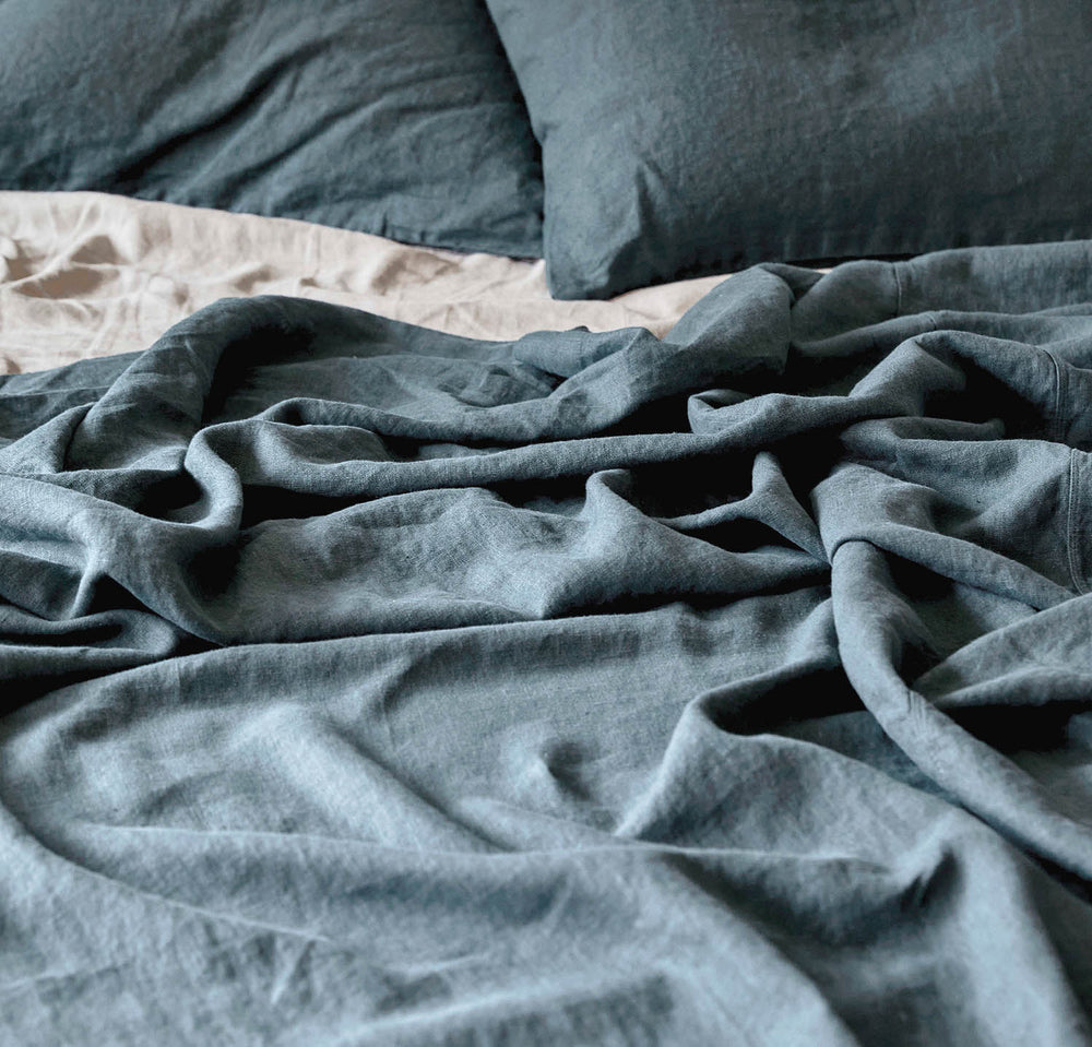 Linen Throw Blankets | by Rough Linen