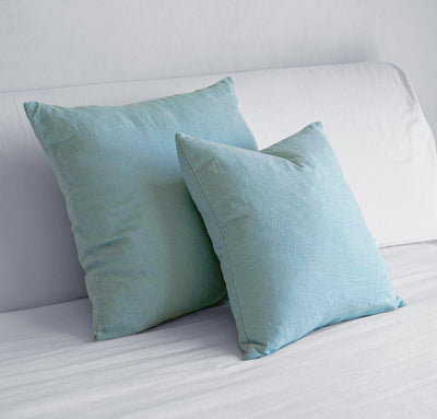 St. Barts Linen Square Throw Pillow Cover (Ready to Ship)