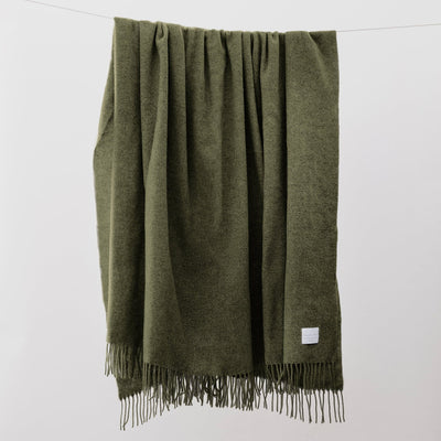 100% Merino Wool Throw Blanket