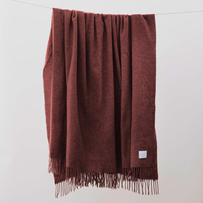 100% Merino Wool Throw Blanket