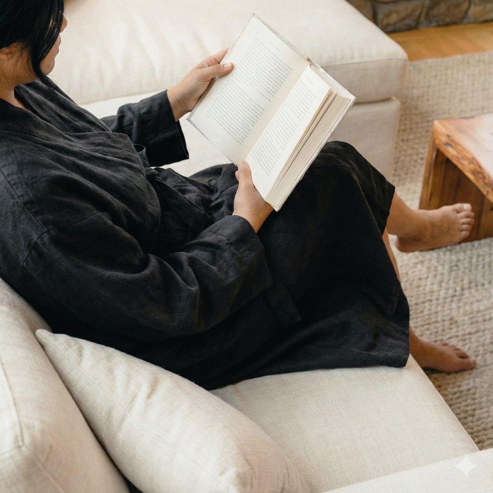 Smooth Linen Robe