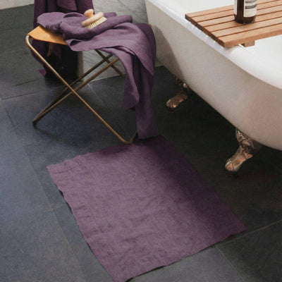 St. barts Linen Bath Mat