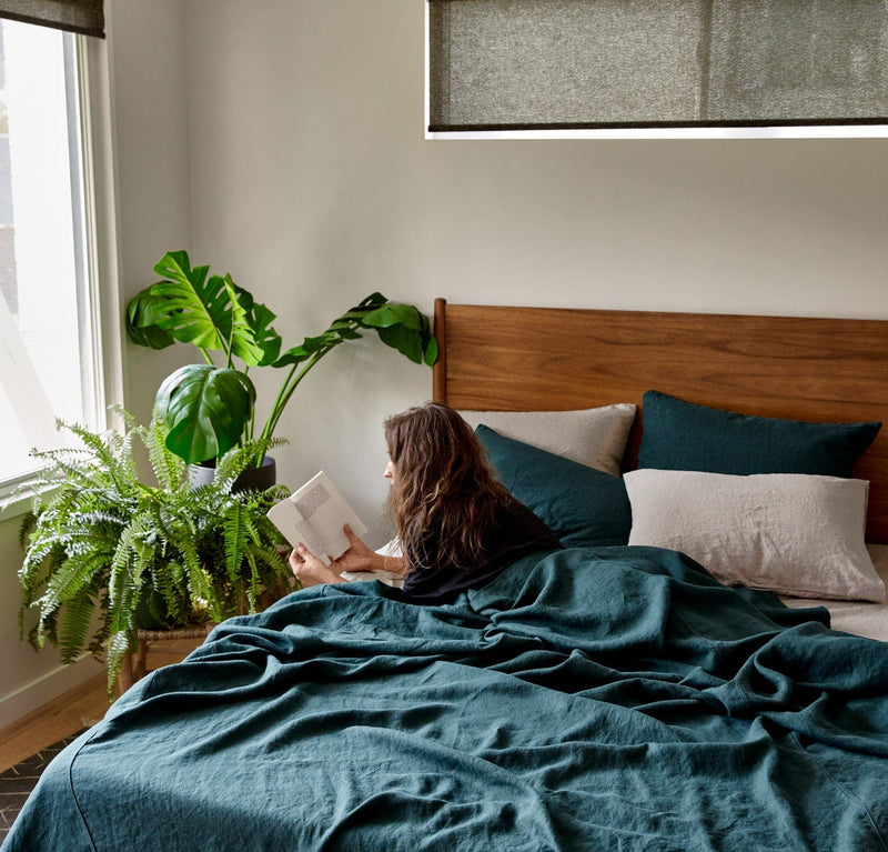 orkney linen summer cover by rough linen