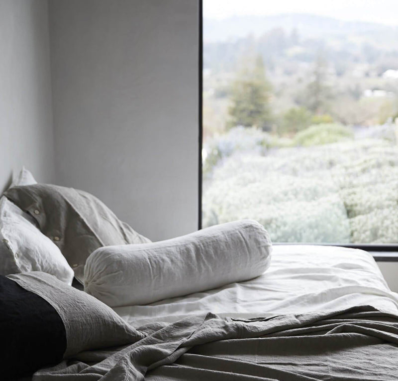 Orkney Linen Bolster Pillow Cover (Ready to ship)