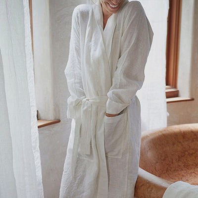 Pair of Orkney Linen Robes