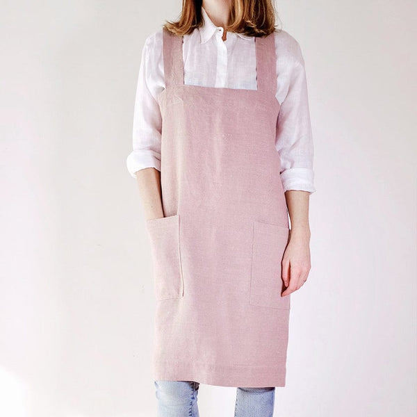 Rough Linen | Large The Original Linen Pinafore-Apron