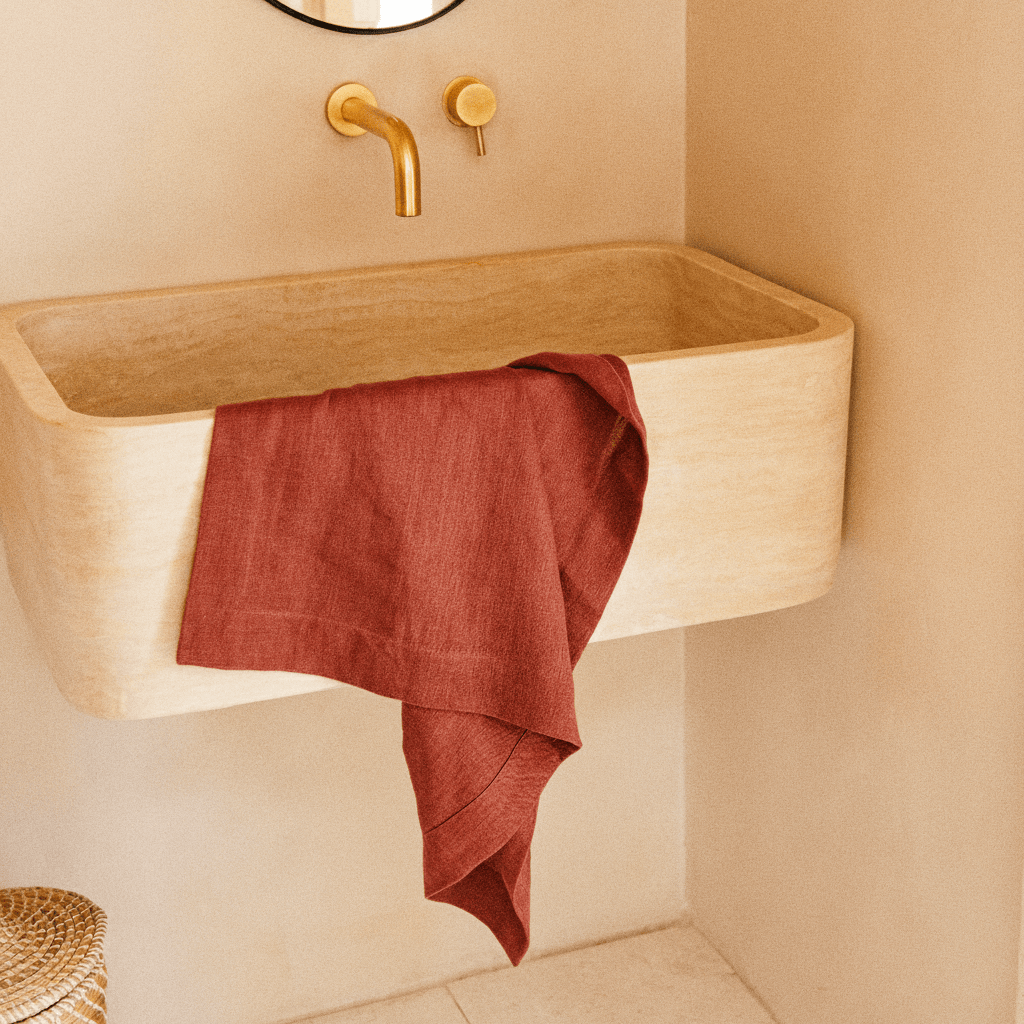 St. Barts Linen Hand Towel