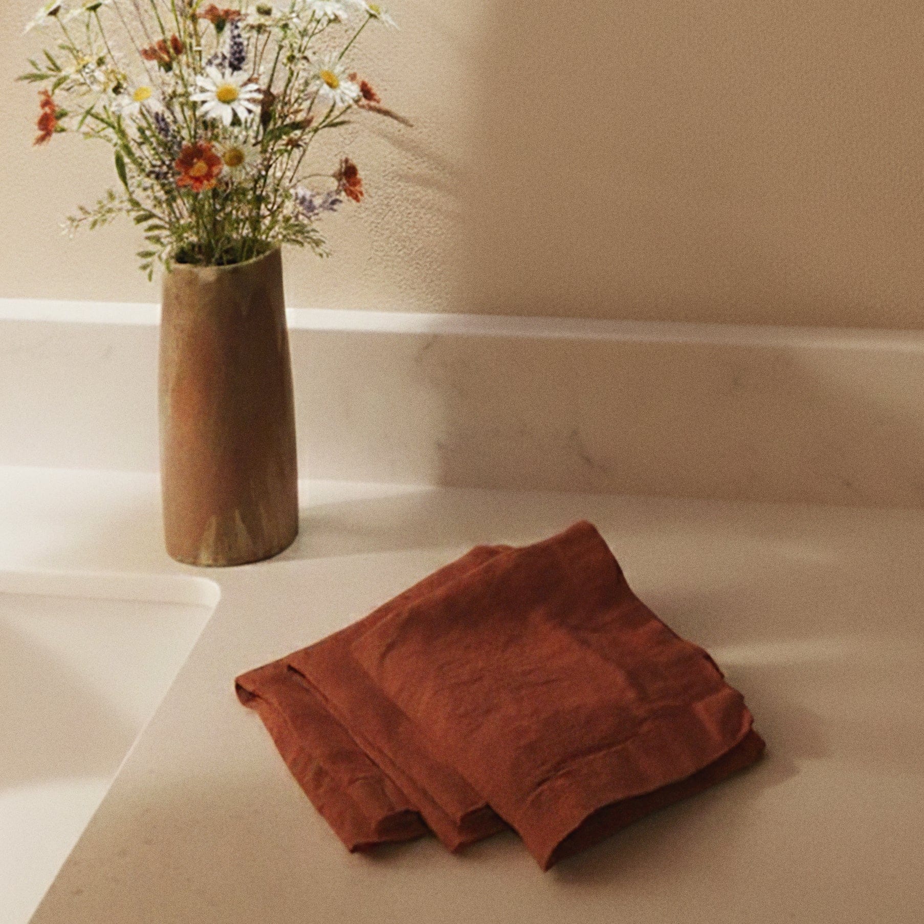 St. Barts Linen Wash Cloths Trio