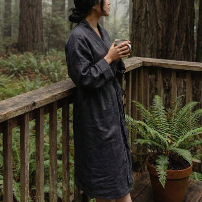 Smooth Linen Robe