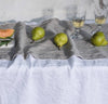 Raw Edge Smooth Linen Table Runner (Ready to Ship)