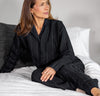 Women's Pinstripe Linen Pajamas
