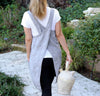 The Bella Linen Pinafore-Apron