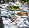 French Stripe Linen Tablecloth