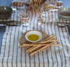 French Stripe Linen Table Runner